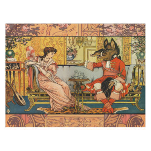 Nappe Personnages Classiques de Contes de Fées de Beauté