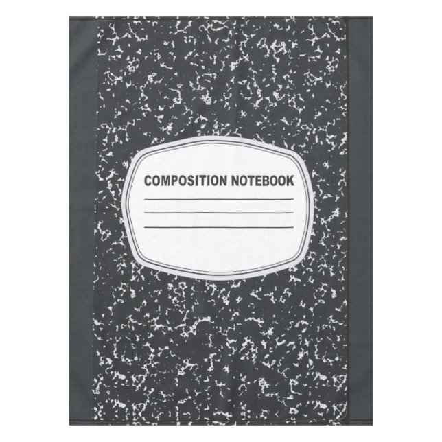 Nappe personnalisable de carnet de composition (Devant)