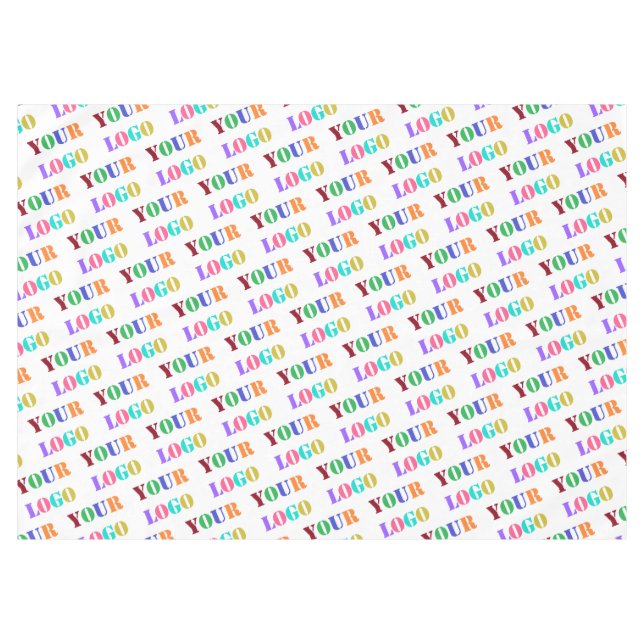 Nappe Personnalisez votre logo Entreprise Table promotio (Devant (Horizontal))