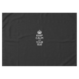 Nappe Personnalized KEEP CALM AND Your Creative Text