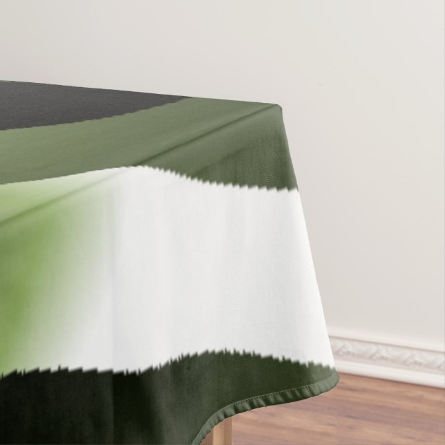 Nappe Pétales à feuilles blanches de forêt verte (In Situ)