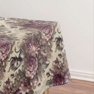 Nappe Pétales de prune piquante - Motif moyen gothique