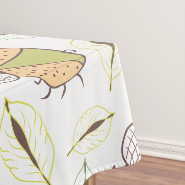 Nappe Petite coccinelle drôle et feuilles sans couture m (In Situ)