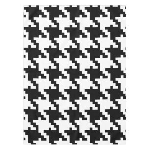 Nappe Pied-de-poule noir et blanc
