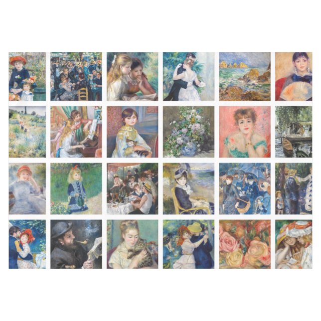 Nappe Pierre-Auguste Renoir - Chefs-d'oeuvre Grille Coll (Devant (Horizontal))