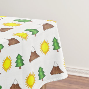 Nappe Pine Tree Sun Mountain Climber Camp extérieur