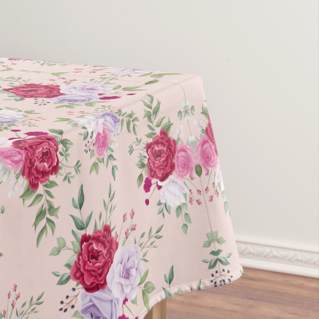 Nappe Pink red flowers (In Situ)