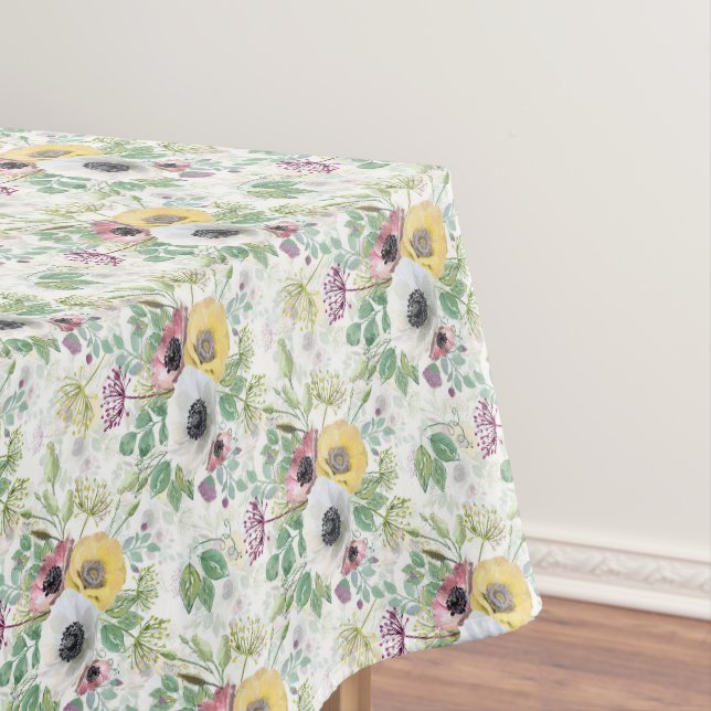 Nappe Pink, white and yellow anemones. (In Situ)