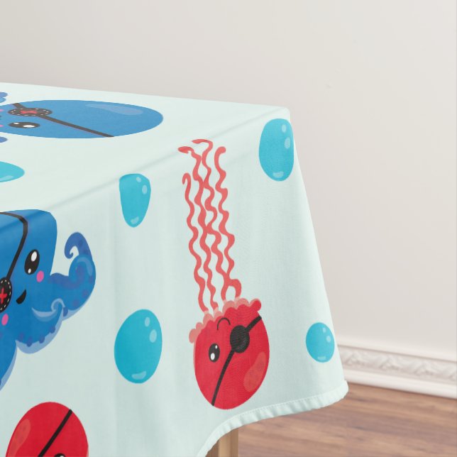 Nappe Pirate Octopus, Pirate Jellyfish, Sea Animaux (In Situ)
