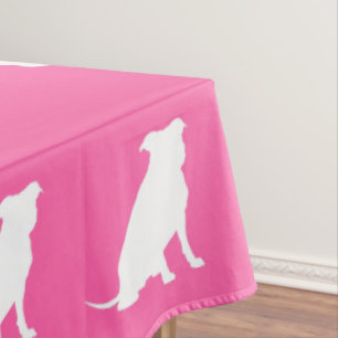 Nappe Pit Bull Chien Baby shower rose fille Pitbull