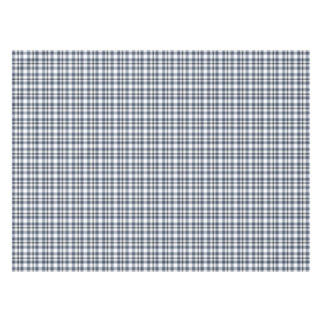 Nappe Plaid blanc bleu 1 (Devant (Horizontal))