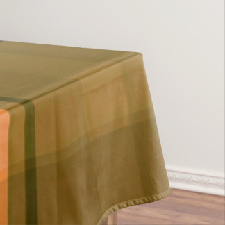 Nappe Plaid orange ambre