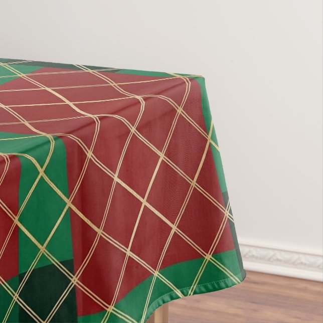 Nappe Plaid Rouge Vert de Noël  (In Situ)
