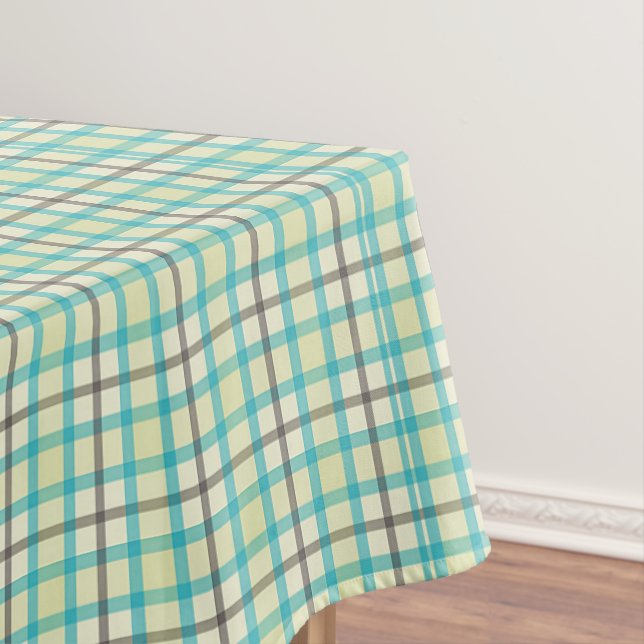 Nappe Plaid Turquoise classique (In Situ)