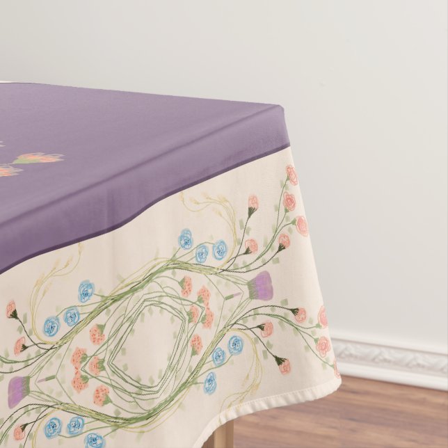 Nappe Plaine à motifs floraux (In Situ)