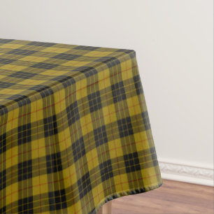 Nappe Plaque noire jaune tartan MacLeod
