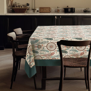 Nappe Plumes de dragueur de pastel autochtone tribal eth