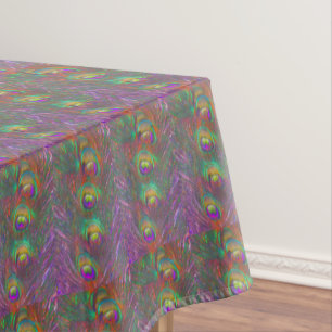 Nappe Plumes Peacock Tinsel de Noël