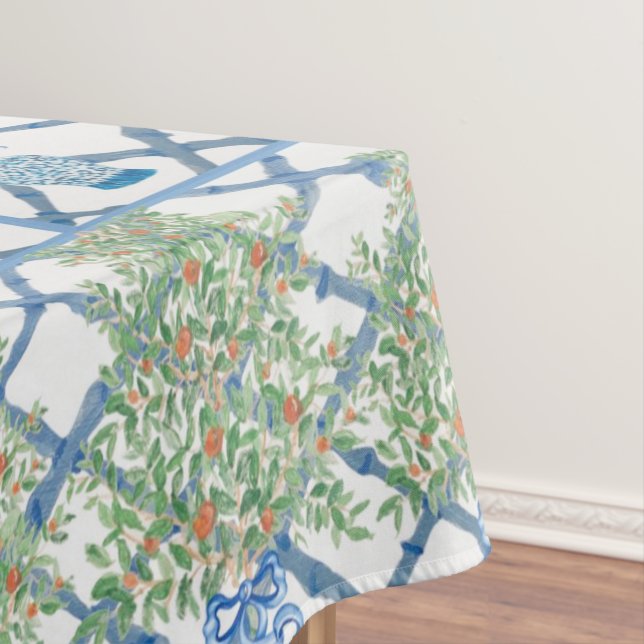 Nappe Poignée peinte à la main Orange Tree Topiary Ginge (In Situ)