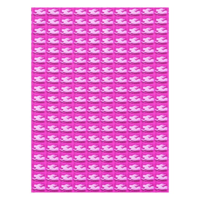 Nappe pointant des sirènes roses (Devant)