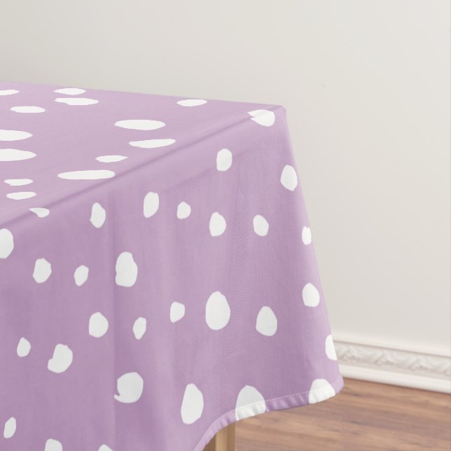 Nappe Points Dalmatiens Lilac, Points Dalmatiens, Pots D (In Situ)