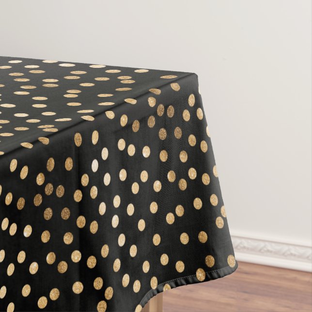Nappe Points de ville de parties scintillantes d'or sur (In Situ)
