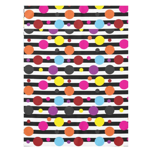 Nappe Points Et Bandes (Devant)