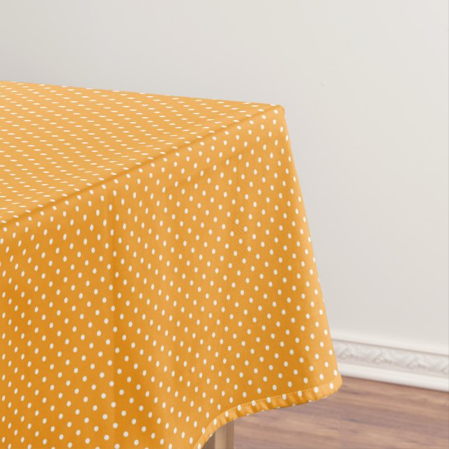 Nappe Points orange et blanc (In Situ)
