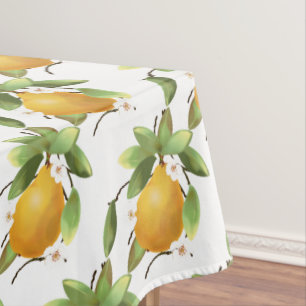 Nappe Poires à fleurs
