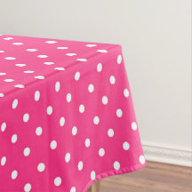 Pois blancs sur la couleur Fuchsia
