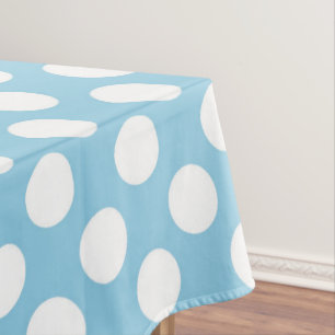 Nappe Pois Bleus, Motif Pointe Polka, Points, Pointe
