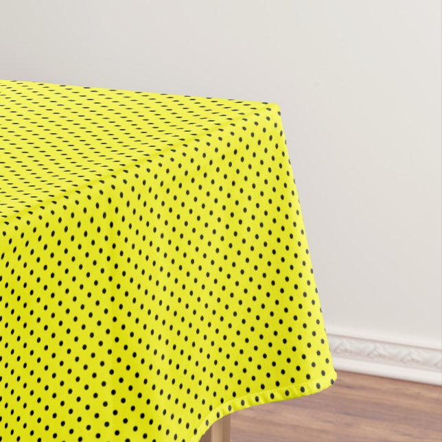 Nappe Pois jaune noir (In Situ)
