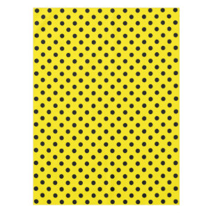 Nappe Pois jaunes et noirs