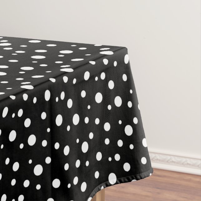 Nappe Pois noirs et blancs (In Situ)