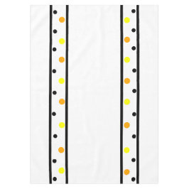 Nappe Pois orange jaune