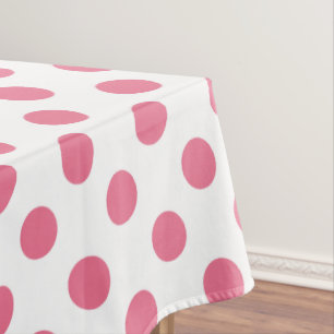 Nappe Pois rose et blanc