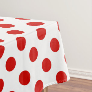 Nappe Pois rouges et blancs