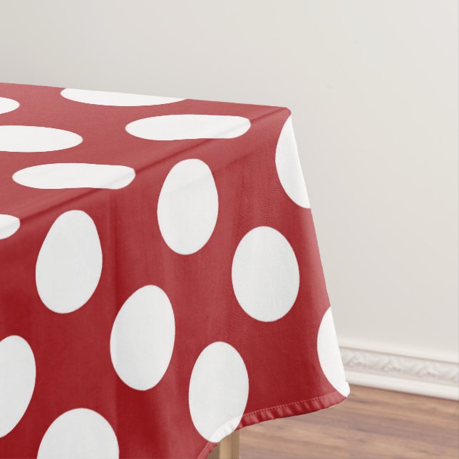 Nappe Pois rouges, Motif à points polka, points, pointil (In Situ)