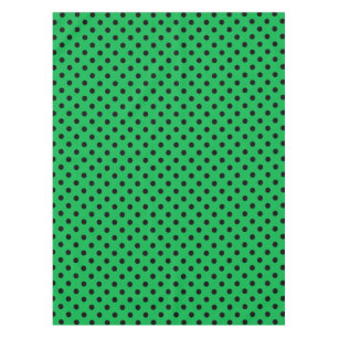Nappe Pois vert et noir