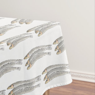 Nappe Poisson Anchois d'argent Poisson Anchovy Pizza Top