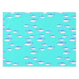 Nappe Poisson bleu turquoise