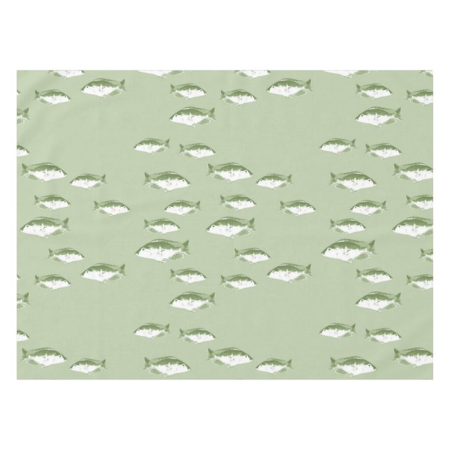 Nappe Poisson vert olive (Devant (Horizontal))