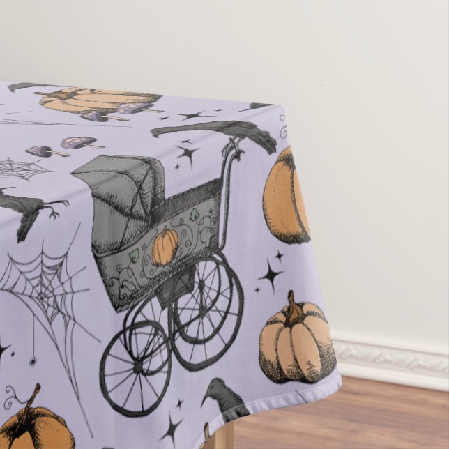 Nappe Porte-bébé victorien violet gothique Halloween (In Situ)