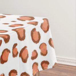 Nappe Poster de animal Motif Léopard moderne Rouge