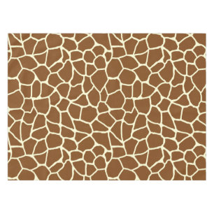 Nappe Poster de animal sauvage de motif de girafe