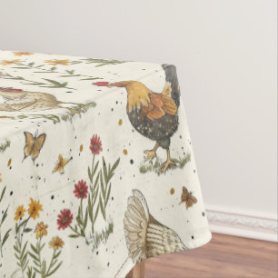 Nappe Poulets d'élevage mignons