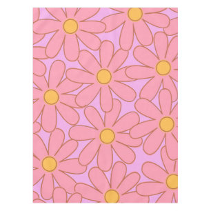 Nappe Preppy rose violet Floral simple Motif de fleurs