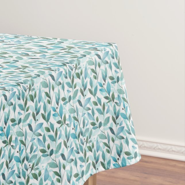 Nappe Printemps. Motif floral aquarelle (In Situ)