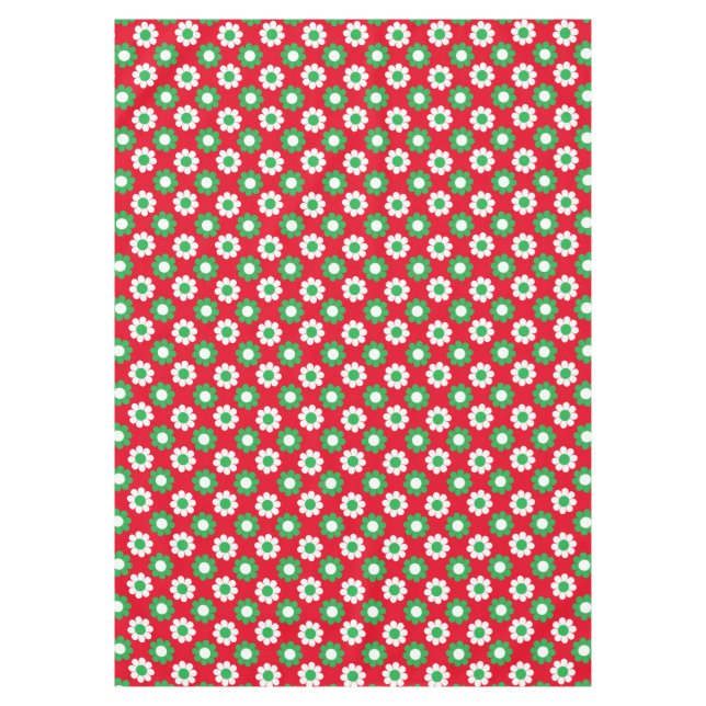Nappe Puissance des fleurs de Noël (Devant)