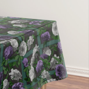 Nappe Purple Élégant Roses floraux